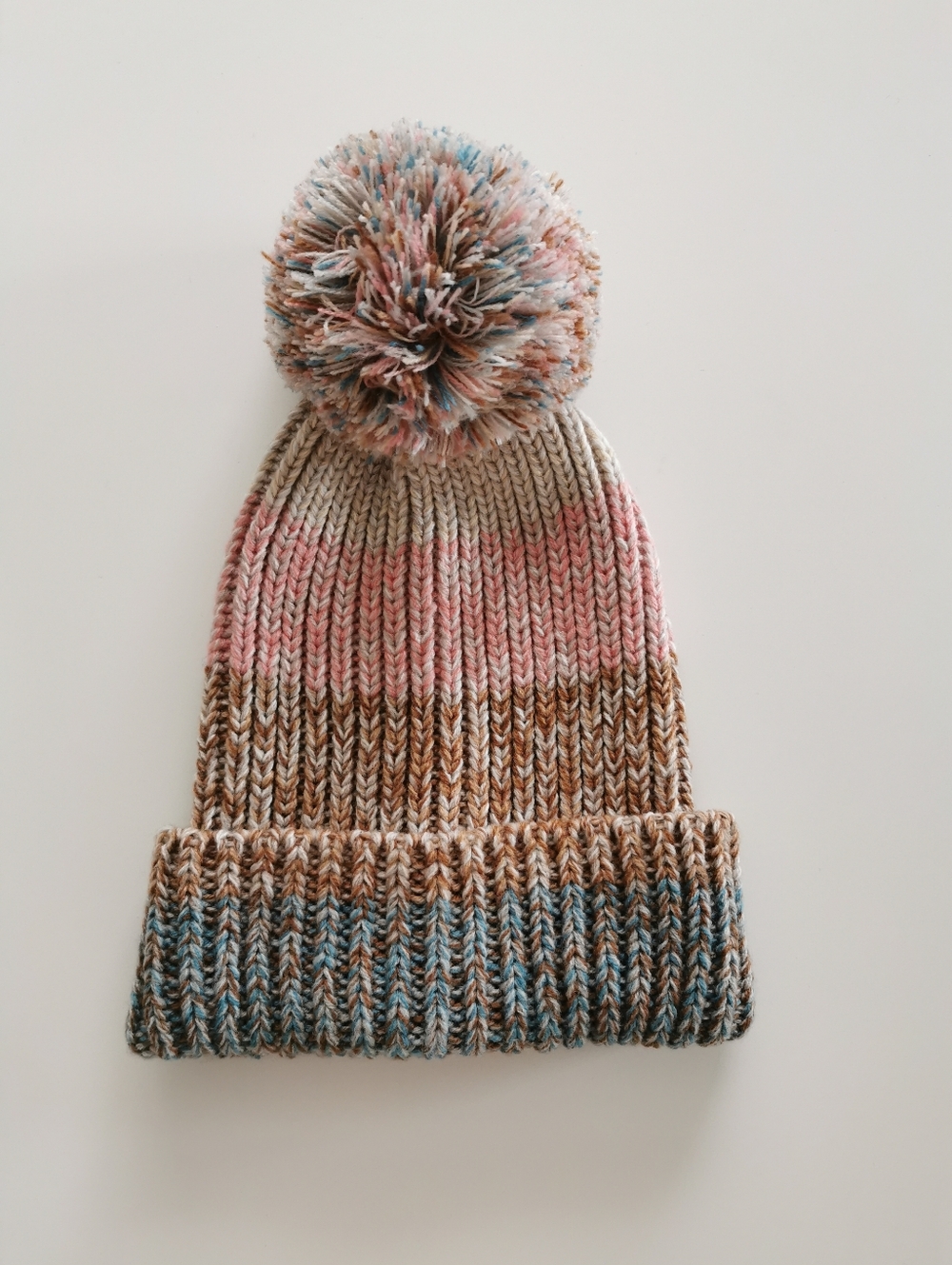 Aritzia Main Character Knit Pom Hat Beanie - Beige, Pink, Brown, Blue